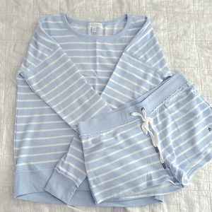 PJ Salvage Sweatshirt and shorts Set - Small